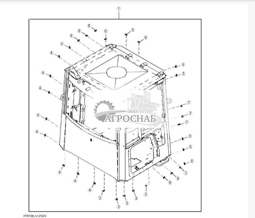 Cab Kit with Roll Over Protection System (ROPS) 